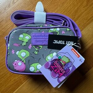 Nickelodeon Loungefly Bag with Green and Purple Design